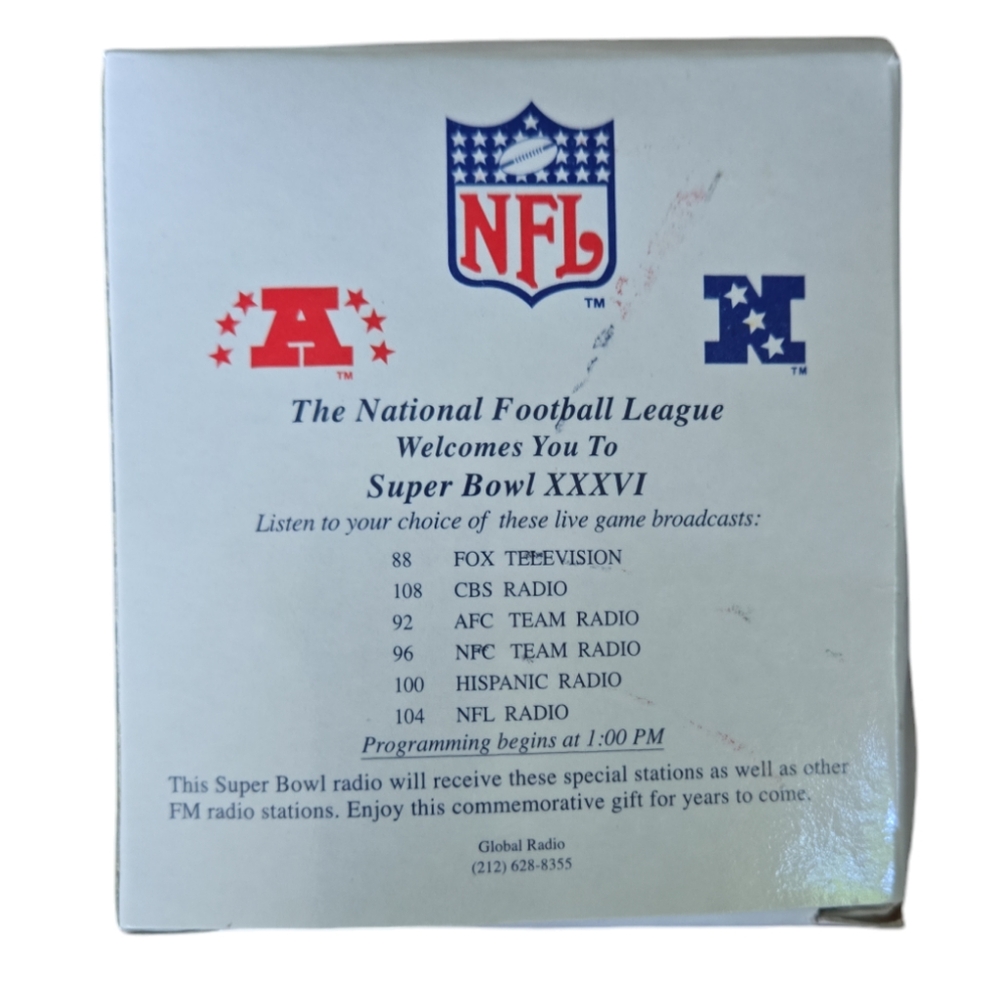 2002 Superbowl XXXVI New Orleans Transistor Radio. - Picture 4 of 4